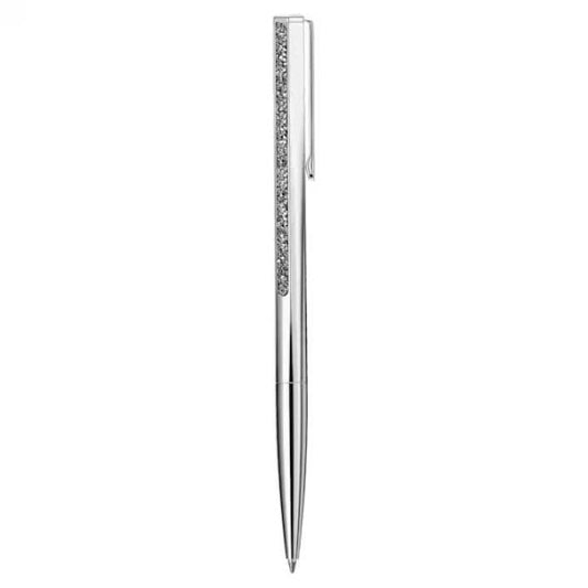 Crystal Shimmer ballpoint pen, Silver tone, Chrome
