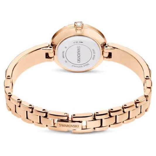 Matrix Bangle watch, Swiss, Crystal bracelet, Rose