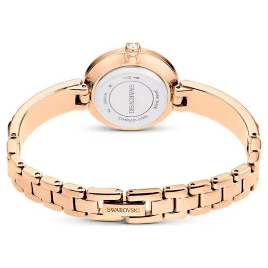 Matrix Bangle watch, Crystal bracelet, Gray, Rose