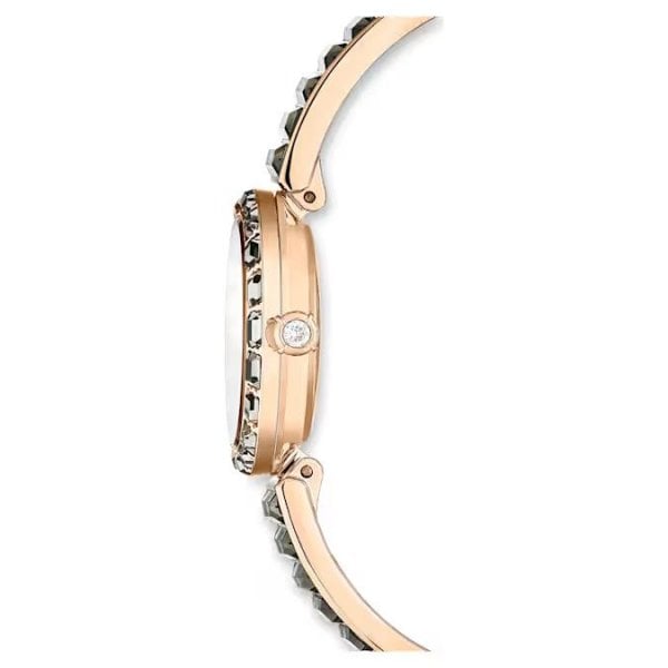 Matrix Bangle watch, Crystal bracelet, Gray, Rose