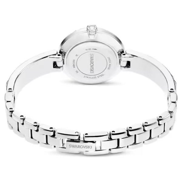 Matrix Bangle watch, Crystal bracelet, Silver