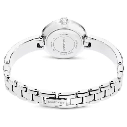Matrix Bangle watch, Crystal bracelet, Silver