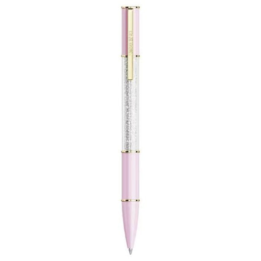Crystalline Lustre ballpoint pen, Pink, Gold-tone