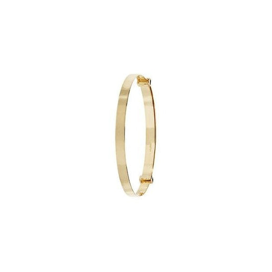 9CT YELLOW GOLD BABIES 3MM BANGLE