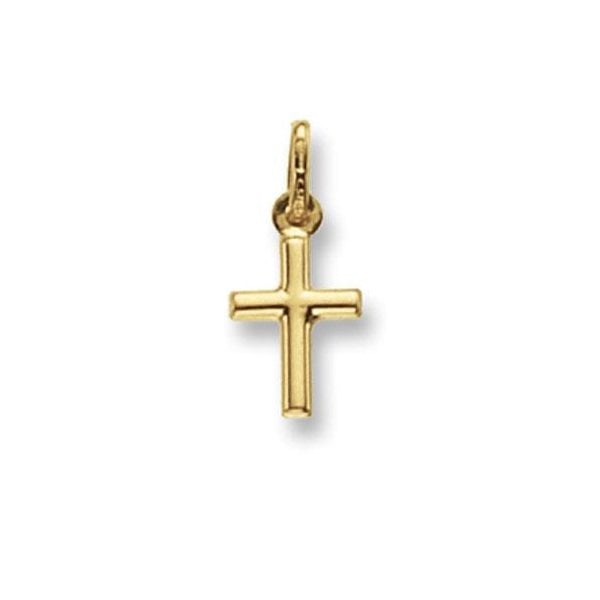 9CT YELLOW GOLD CROSS PENDANT