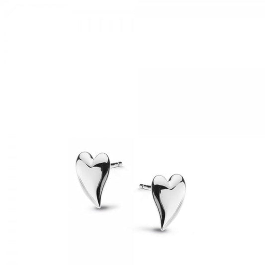 Desire Kiss Mini Heart Stud Earrings