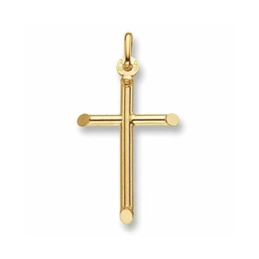 9CT YELLOW GOLD CROSS PENDANT