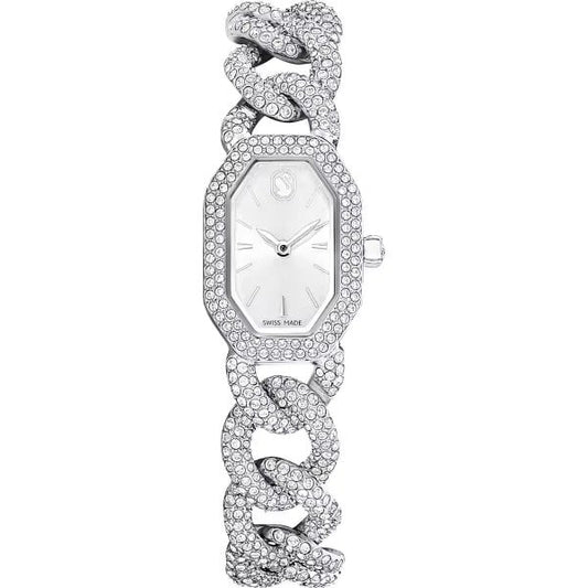 Dextera Chain watch, Swiss Made, Crystal bracelet