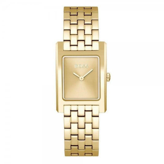 Lucy Yellow Gold Plated Quartz Ladies Watch