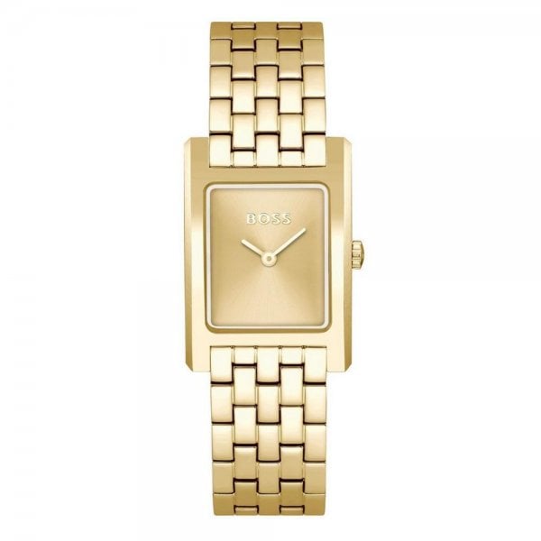 Lucy Yellow Gold Plated Quartz Ladies Watch