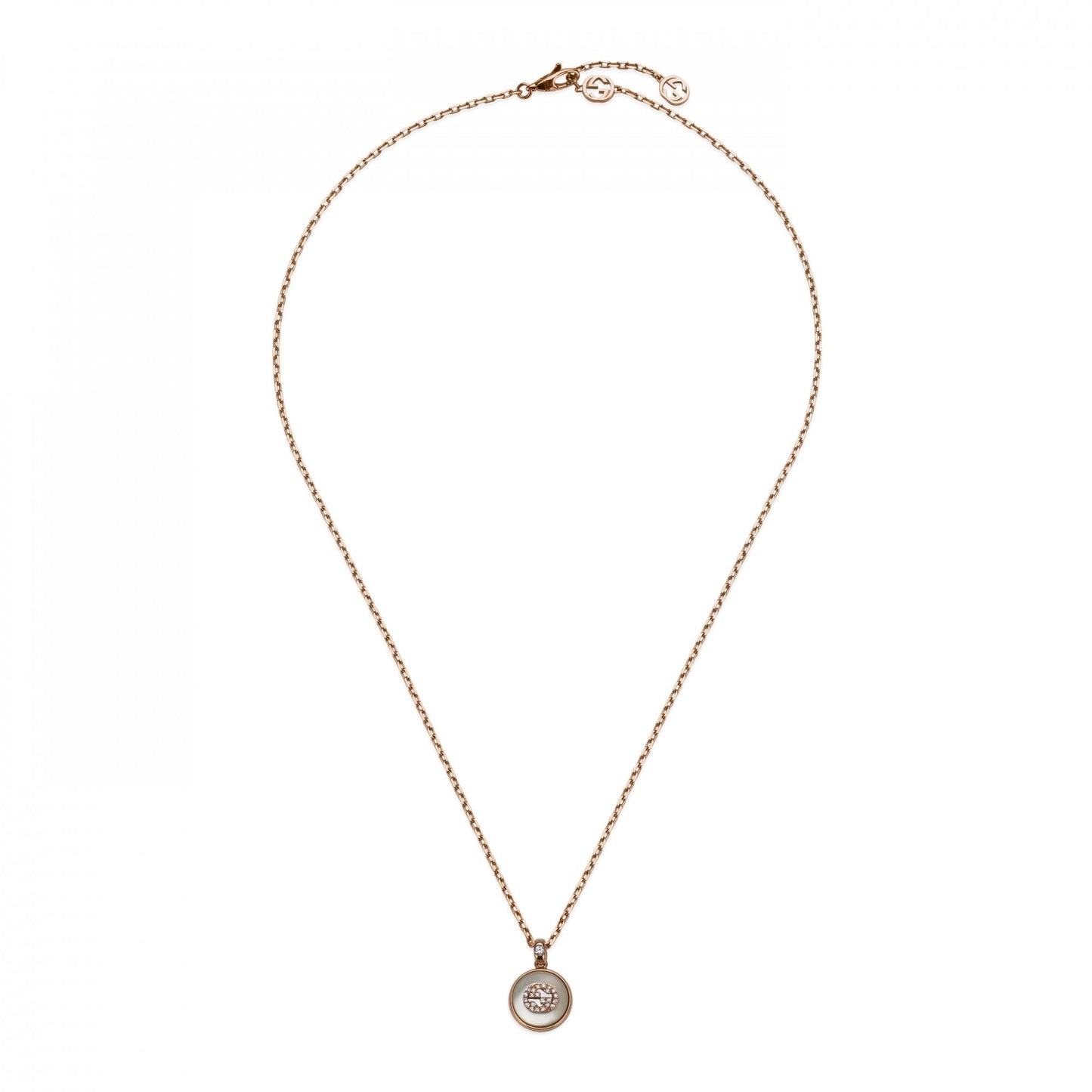 GUCCI Interlocking Necklace 42cm/45cm