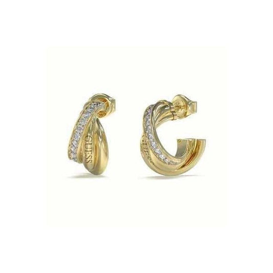 Ladies Guess 17mm Perfect Links Mini Hoop Earrings