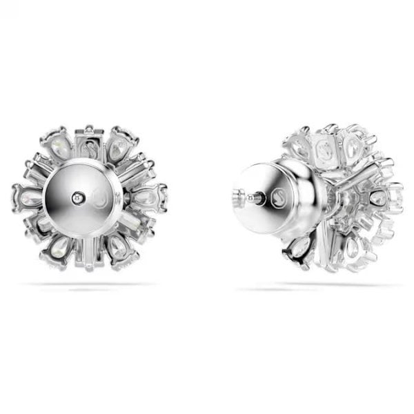 Idyllia stud earrings, Mixed cuts, Snowflake