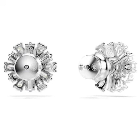 Idyllia stud earrings, Mixed cuts, Snowflake