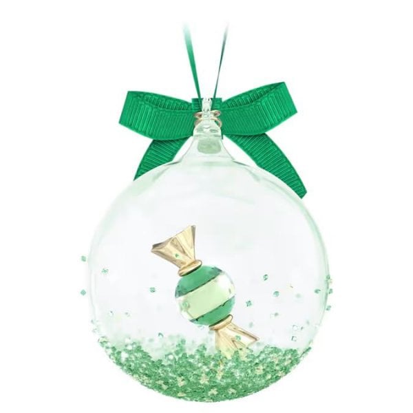 Holiday Cheers Dulcis Ball Ornament, Green