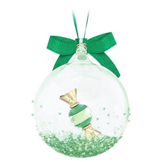 Holiday Cheers Dulcis Ball Ornament, Green