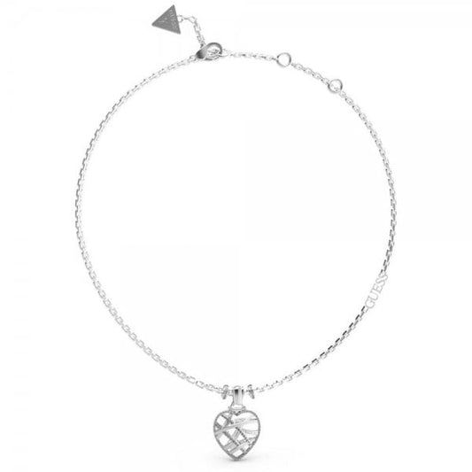 Stainless Steel Heart Caged Necklace