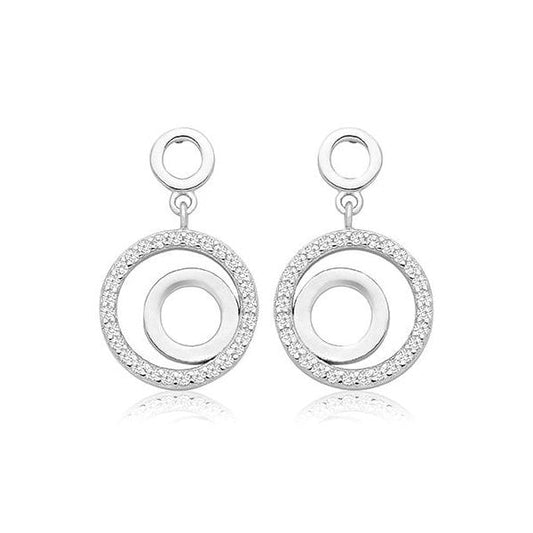 CIRCLE OF LIFE DROP EARRINGS