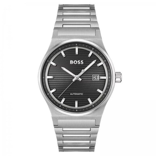 Candor Mens Black 41mm Automatic Watch