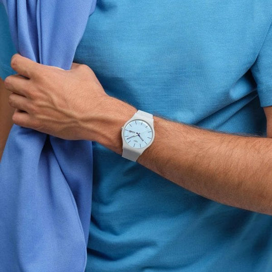 SWATCH ESSENTIALS BLUEBERRY SKY