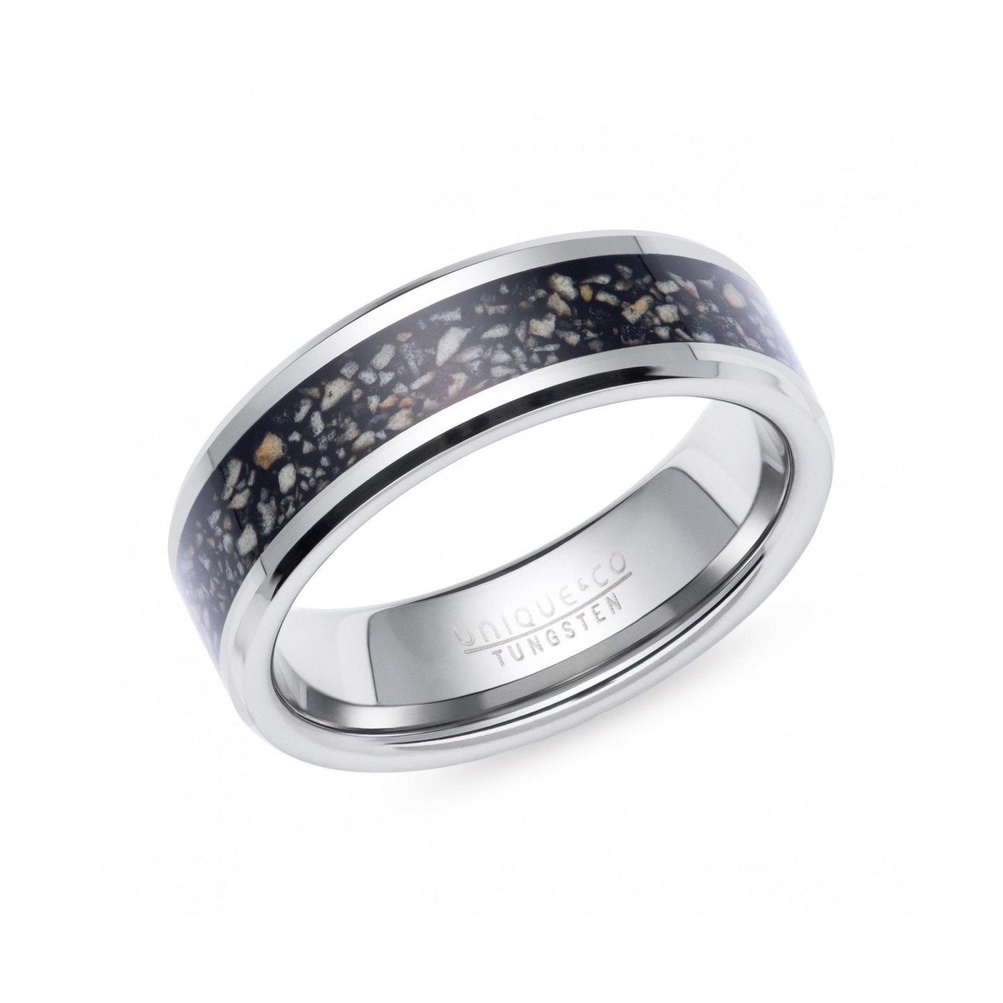 Gents Tungsten Carbide Ring - Size 66