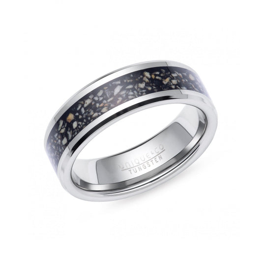 Gents Tungsten Carbide Ring - Size 66