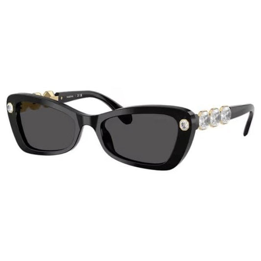 Sunglasses, Rectangular shape, SK6033, Black