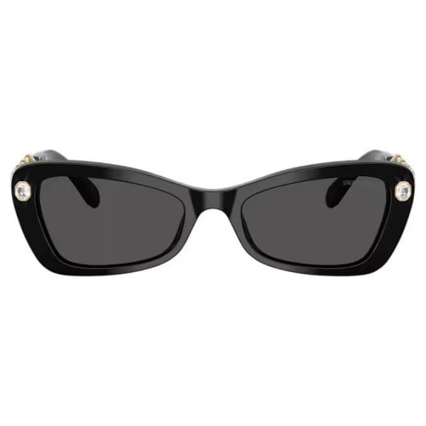 Sunglasses, Rectangular shape, SK6033, Black