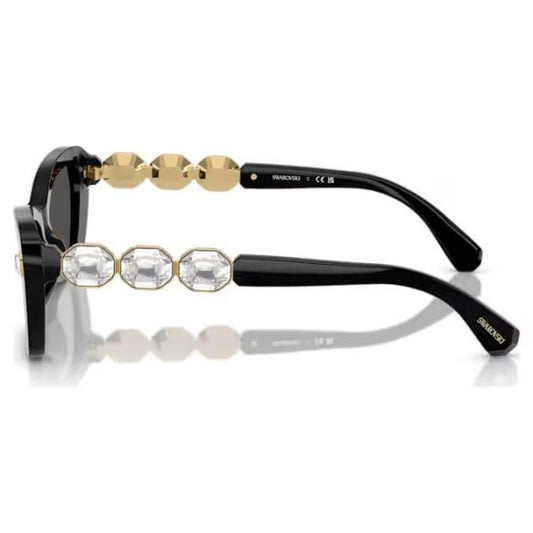 Sunglasses, Rectangular shape, SK6033, Black