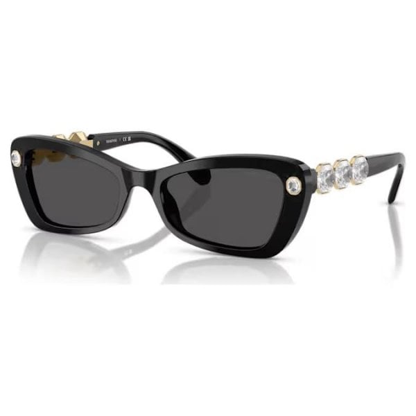 Sunglasses, Rectangular shape, SK6033, Black