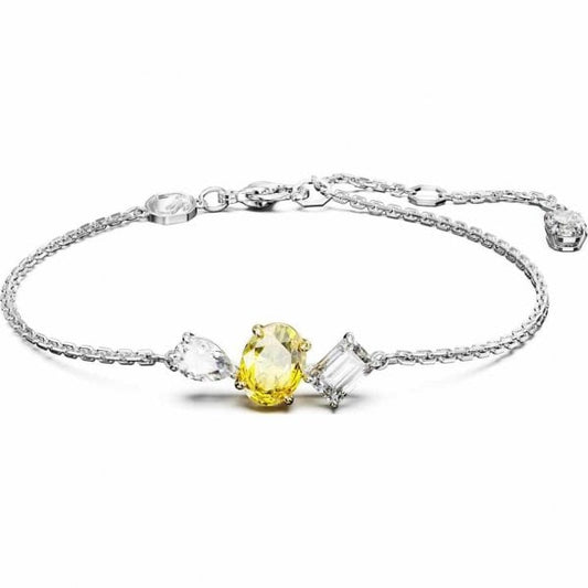 Mesmera bracelet, Mixed cuts, Yellow, Mixed, M