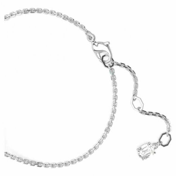 Mesmera bracelet, Mixed cuts, Green, Rhodium
