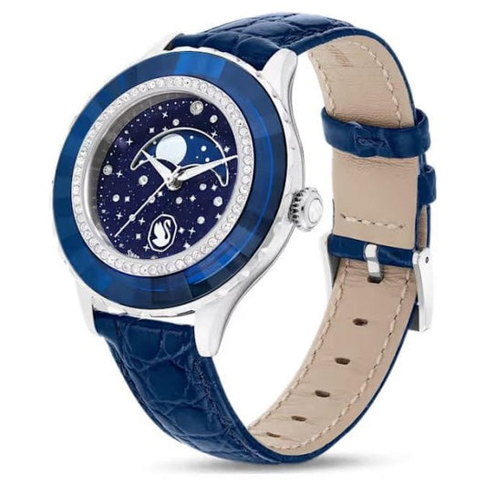 Octea Moon watch, Swiss Made, Moon, Leather