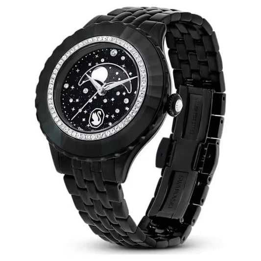 Octea Moon watch, Swiss Made, Moon, Metal bracelet