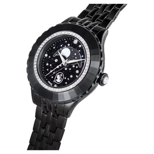 Octea Moon watch, Swiss Made, Moon, Metal bracelet