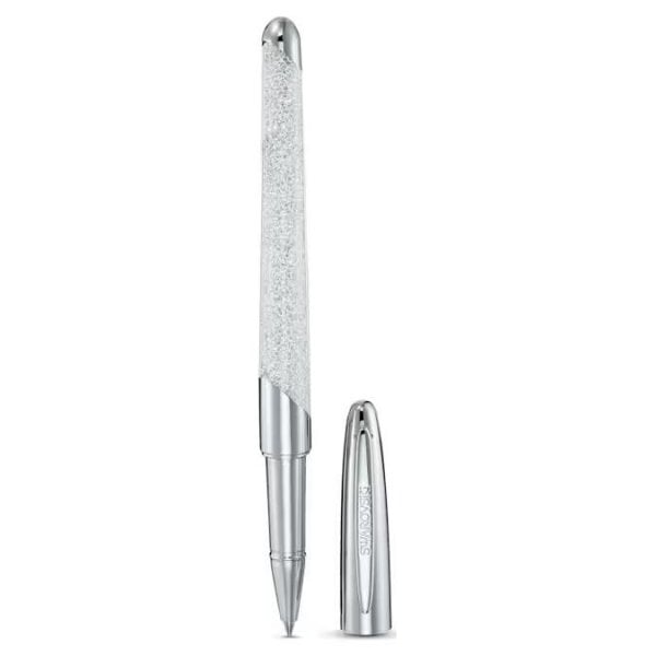 Crystalline Nova rollerball pen Silver Tone
