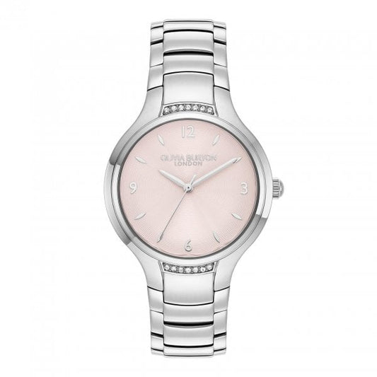 34mm Lea Light Blush & Silver Bracelet Watch