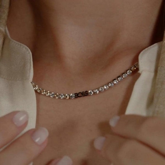 Ladies Kassy Tennis Necklace