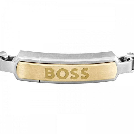 Gents Devon Two Tone Chain Bracelet