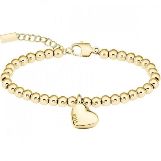 Ladies Honey Heart Gold Plated Bracelet