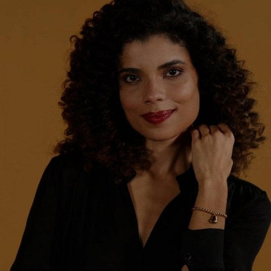 Ladies Honey Heart Gold Plated Bracelet