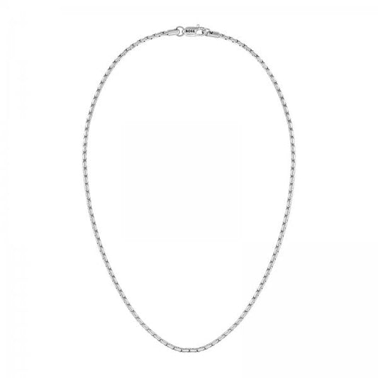 Silver Stainless Steel BOSS Necklace