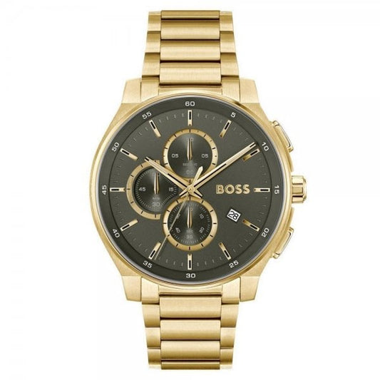 Peak 2.0 44mm Yellow Gold Plated Chronograph Watch