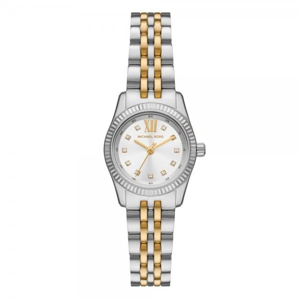Petite Lexington Pavé Two-Tone Ladies Watch