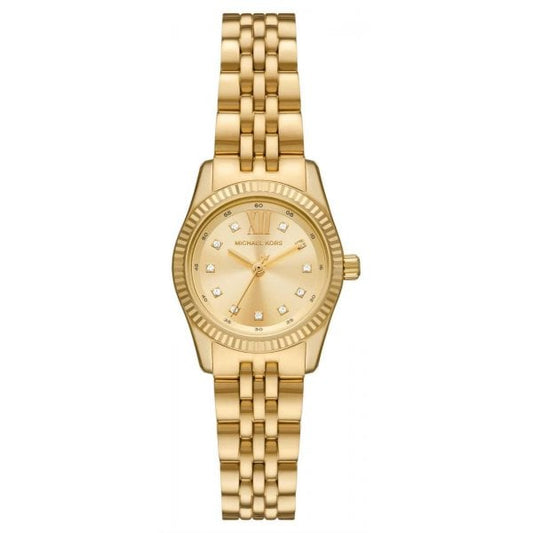 Ladies Petite Lexington Pavé Gold-Tone Watch