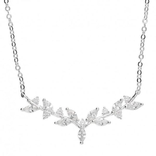 Ladies Sterling Silver Necklace 40cm+5cm Extension