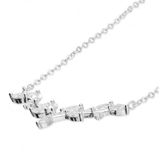 Ladies Sterling Silver Necklace 40cm+5cm Extension