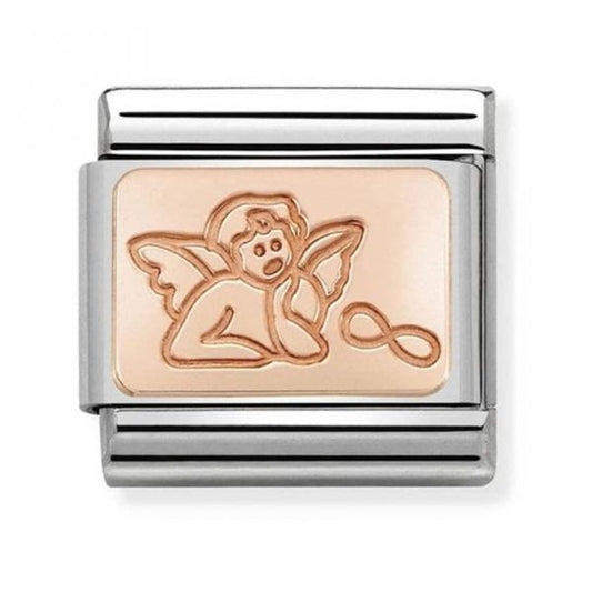 Angel of Infinity Charm Rose Gold Charm