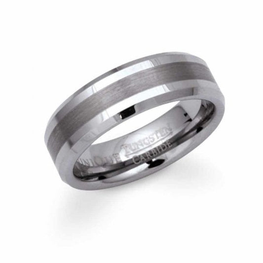 Gents Tungsten Ring 7mm - Size 62