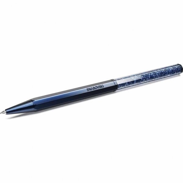 Crystalline ballpoint pen, Blue, Blue lacquered